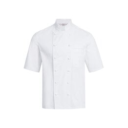 Kochjacke Herren, Brustleistentasche, halbarm Größe S