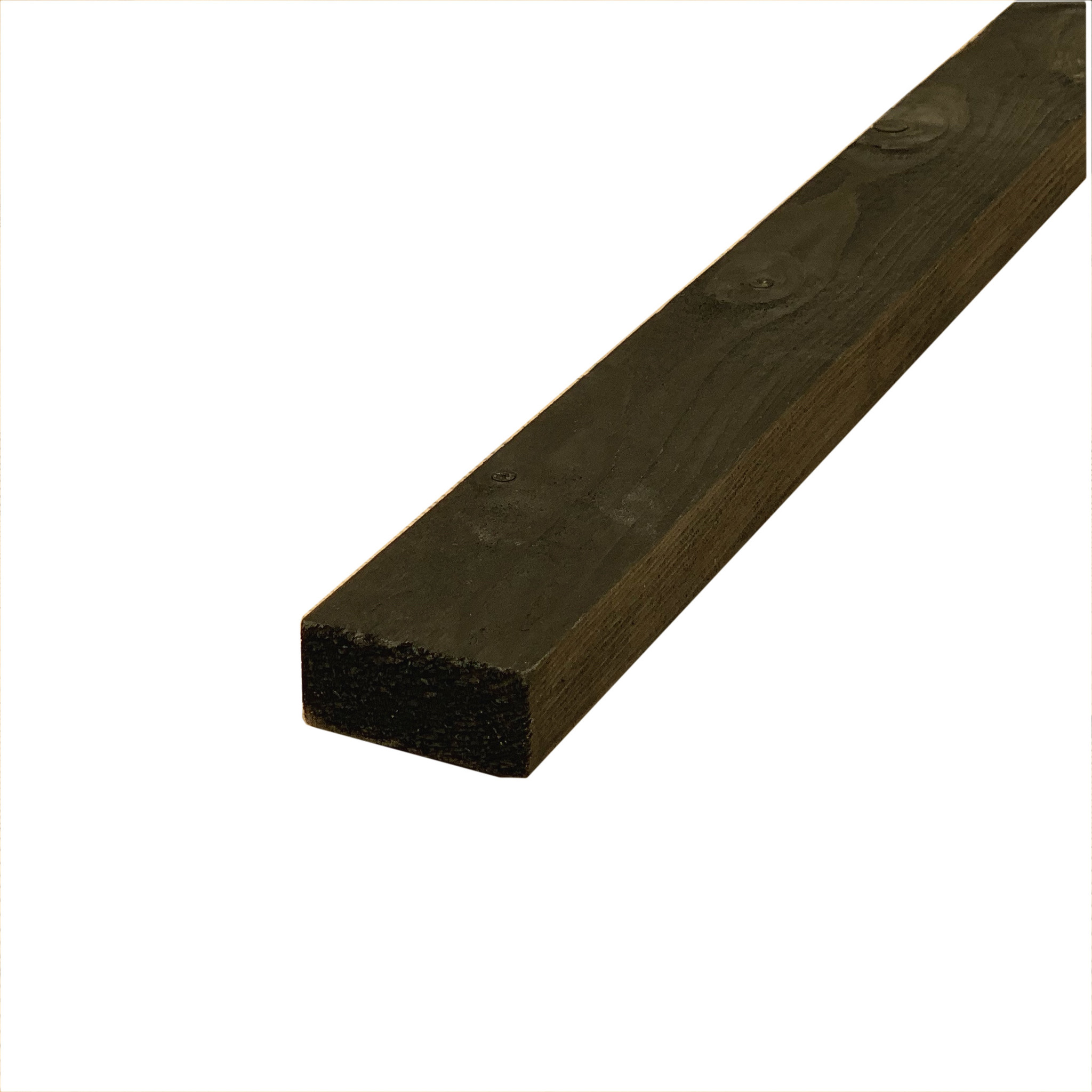 Grenen Lat Zwart Geïmpregneerd 21 x 45mm Martens Hout