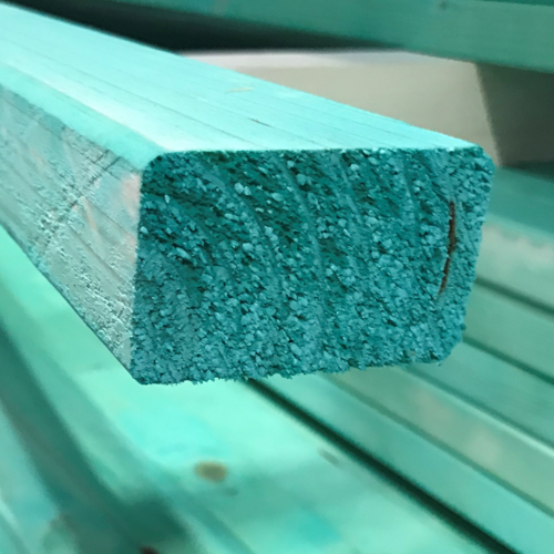 SLS geschaafd 38 x 140 mm groen geïmpregneerd C24 SLS geschaafd 38 x 140 mm groen geïmpregneerd C24
