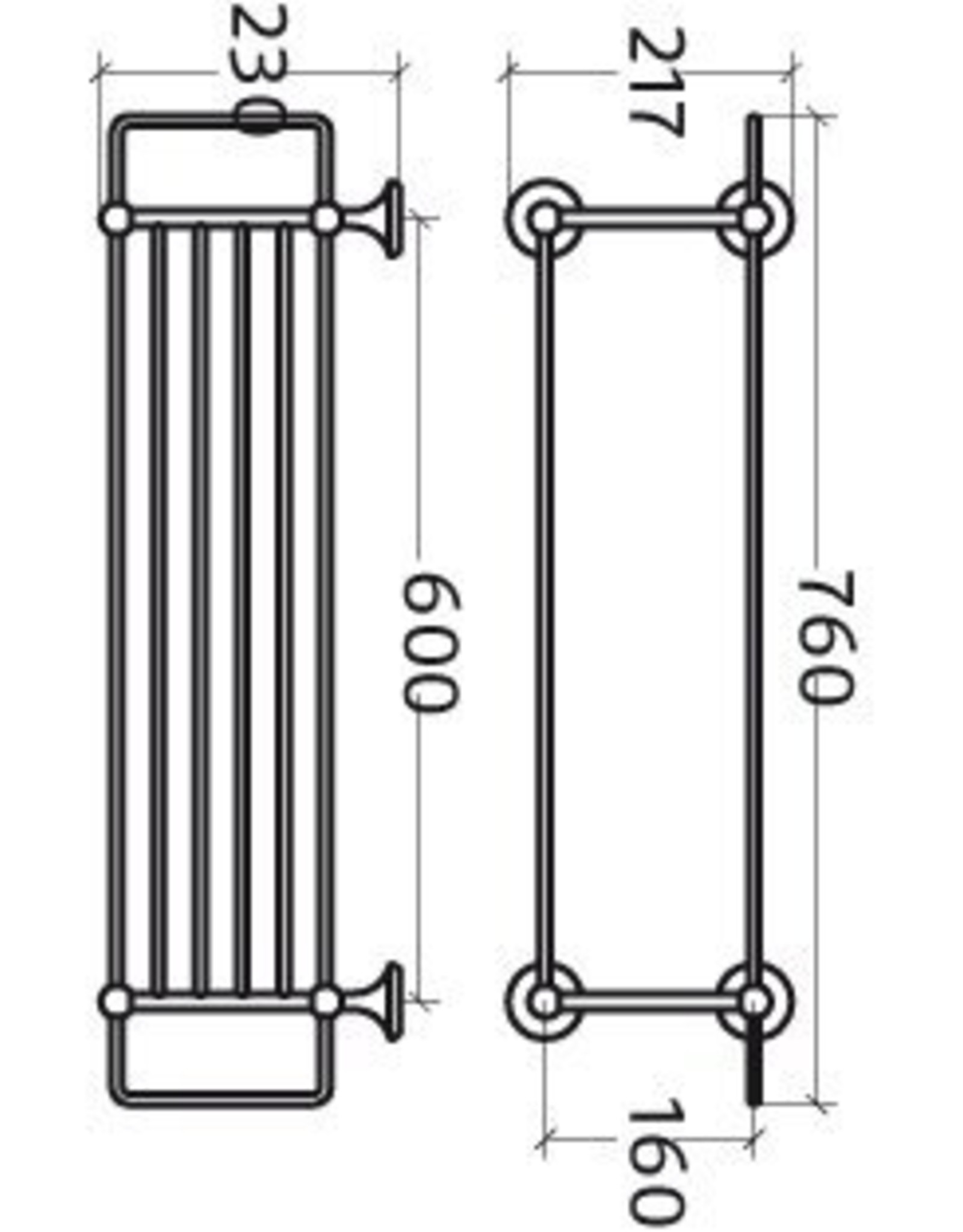 Venessia towel rack