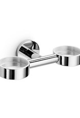 Napie Support mural Napie, double, pour accessoires, chrome