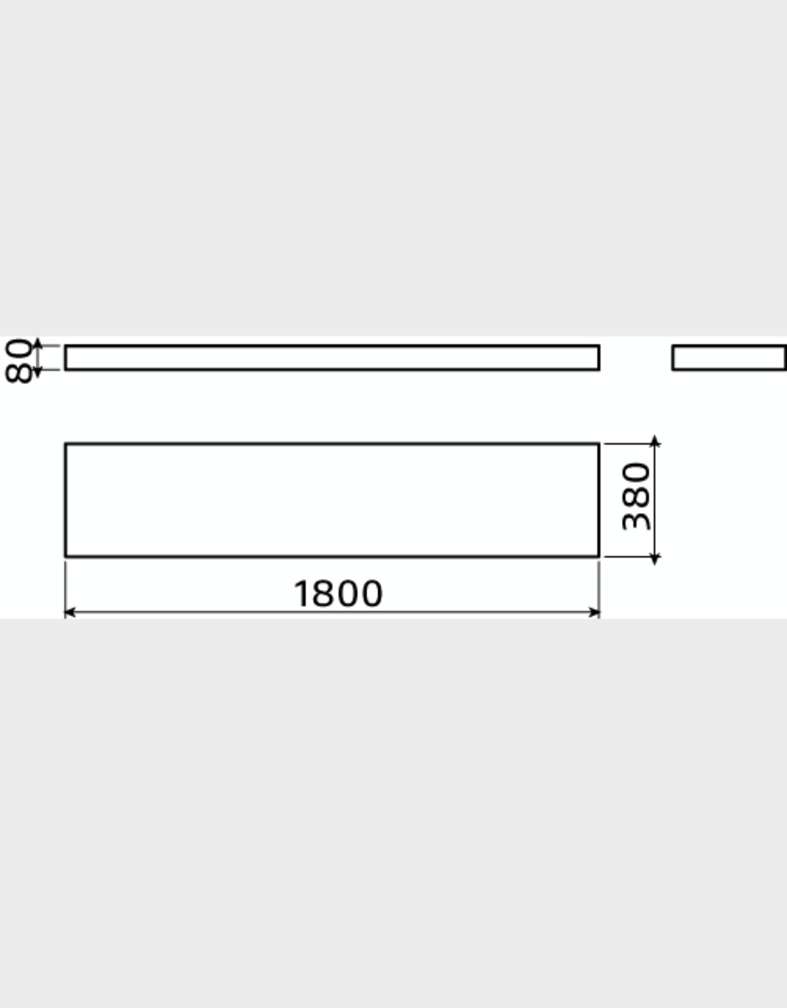 Match Me tablette 180 cm