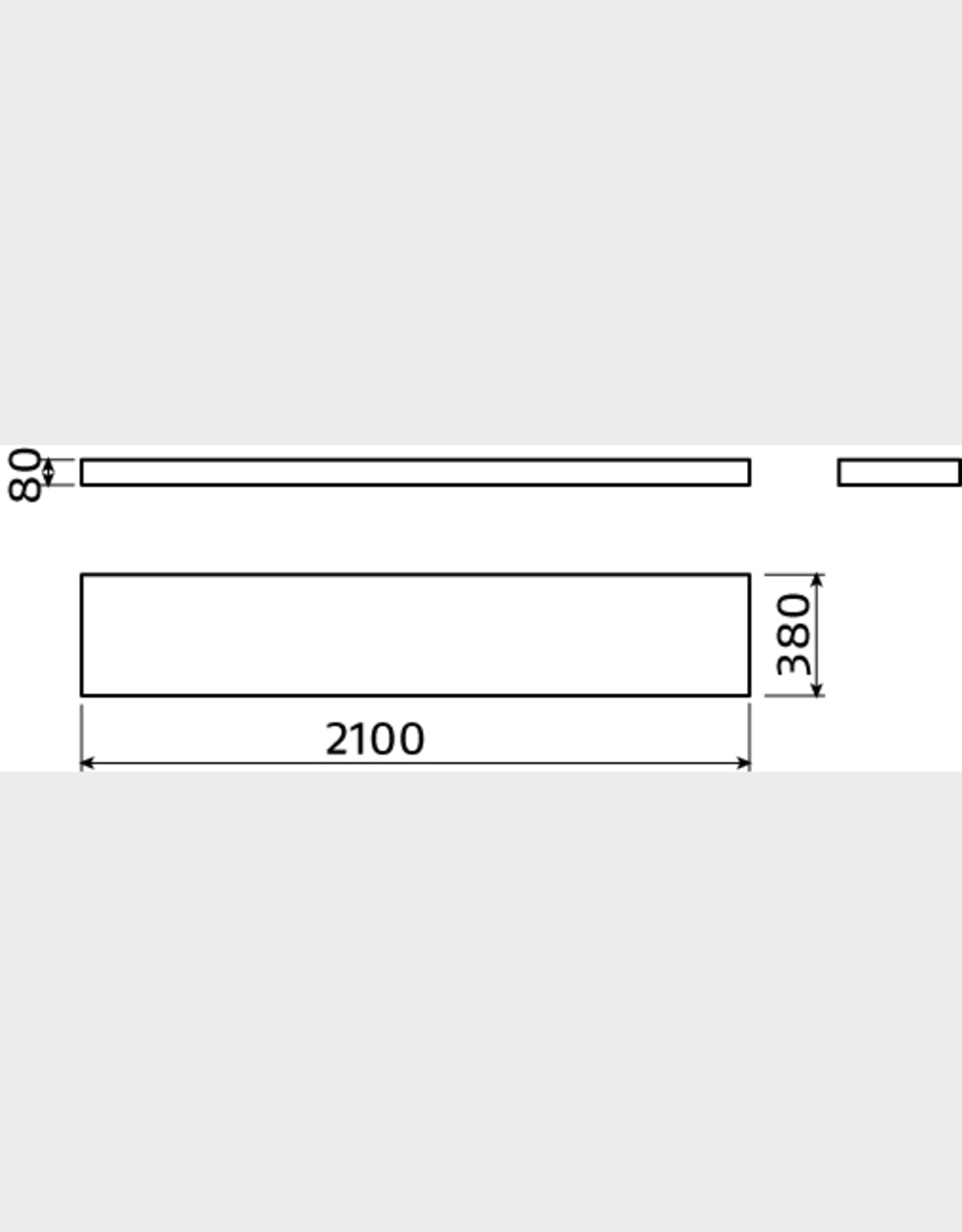 Match Me shelf 210 cm