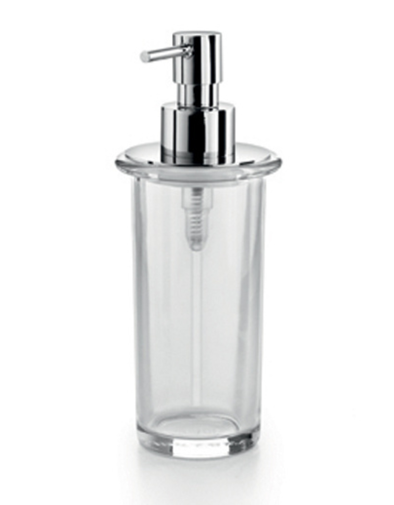 liquid soap dispenser, transparent glass
