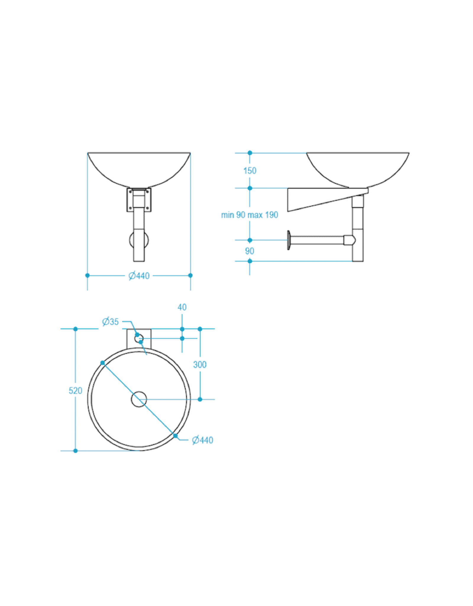 Grepia washbasin set