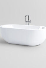 InBe InBe freestanding bathtub, oval, white acrylic