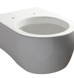 First First toilet, wall mounted, version 48cm, white ceramics