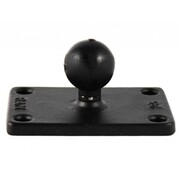 RAM Mount B-Kogel rechthoekige base 2x 3" RAM-B-202U-23