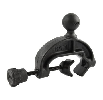 RAM Mount Yoke Clamp Base with 1" Rubber Ball