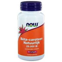 NOW Beta-Carotin natürlich (90 Soft Kaps)