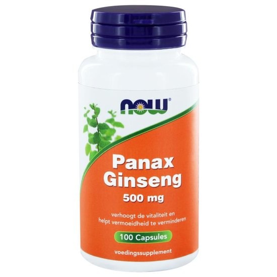 NOW NOW Panax Ginseng 500 mg (100 Kap)