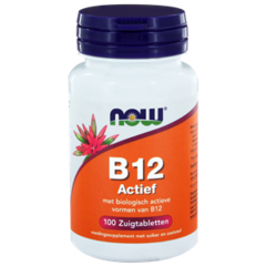 NOW Vitamin B12 aktiv (100 Pastillen)