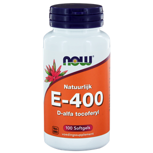 NOW NOW Vitamin E-400-d-alpha-Tocopheryl (100 Soft Kaps)