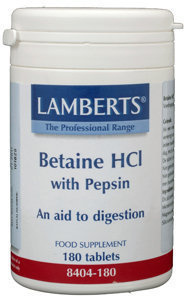Lamberts Betain HCL 324 mg / Pepsin 5 mg (180 Tab)