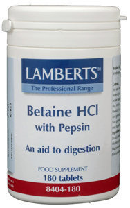 Lamberts Lamberts Betain HCL 324 mg / Pepsin 5 mg (180 Tabletten)