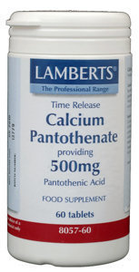 Lamberts Lamberts Vitamin B5 (Calciumpantothenat) zeitverzögerte Freisetzung (60 Tabletten)