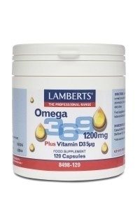 Lamberts Fischöl Omega 3 6 9 (120 Caps)