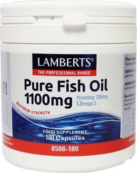 Lamberts Lamberts Reines Fischöl 1100 mg Omega 3 (180 Caps)