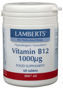 Lamberts Vitamin B12 1000 µg (Cyanocobalamin) (60 Tab)