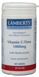 Lamberts Vitamin C 1000 mit zeitverzögerter Freisetzung und Bioflavonoiden (60 Tab)