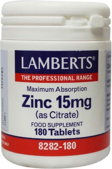 Lamberts Lamberts Zinkcitrat 15 mg (180 Tabletten)