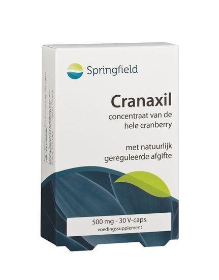 Springfield Springfield Cranaxil Cranberry 500 mg (30 vegetarische Kapseln)