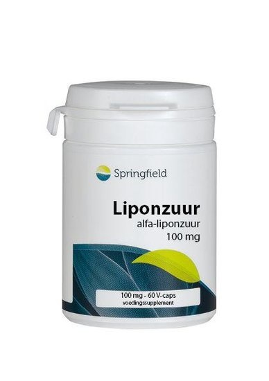 Springfield Springfield Alpha-Liponsäure 100 mg (60 vegetarische Kapseln)