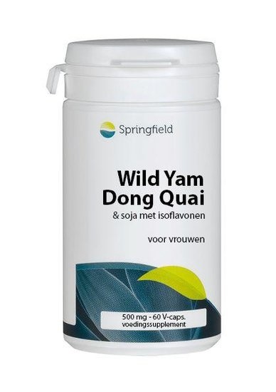 Springfield Springfield Wilde Yamswurzel / Dong Quai (60 vegetarische Kapseln)