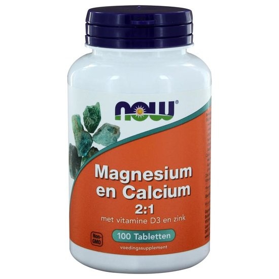 NOW NOW Magnesium und Kalzium 2: 1 (100 Tab)