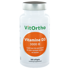 VitOrtho Vitamin D3 3000IE (300 Soft Kaps)