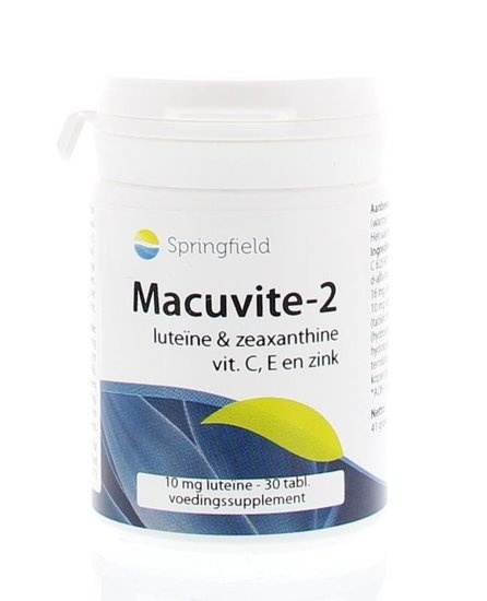 Springfield Springfield Macuvite 2 (30 Tabletten)