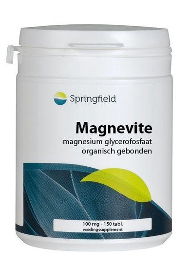 Springfield Springfield Magnevit-Magnesiumglycerophosphat 100 mg (150 Tabletten)