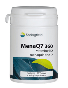 Springfield Springfield MenaQ7-360 Vitamin K2 360 mcg (30 vegetarische Kapseln)