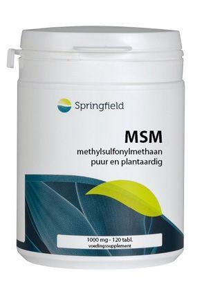Springfield Springfield MSM 1000 mg (120 Tabletten)