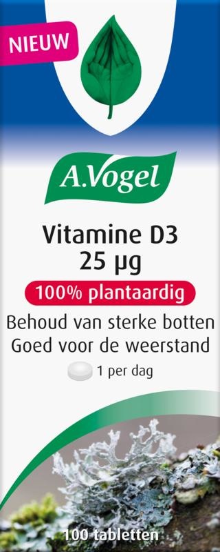 A Vogel Vitamin D3 25ug (100 Tab)