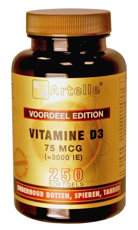 Artelle Vitamin D3 75 µg (250 Caps)