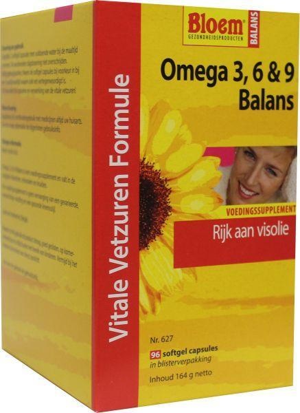 Bloem Omega 3 6 & 9 Balance (96 Soft Caps)