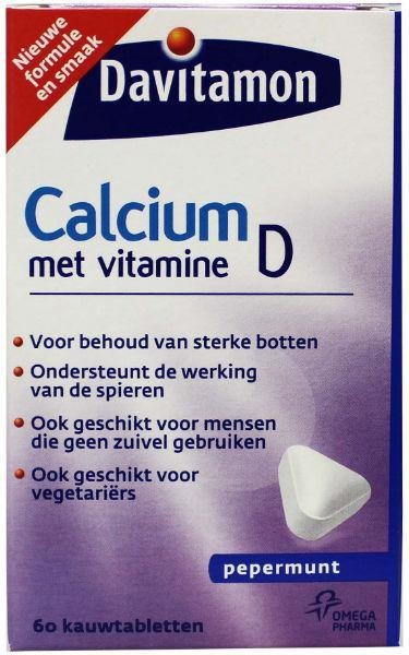 Davitamon Calcium & D3 Minze (60 Kautab)