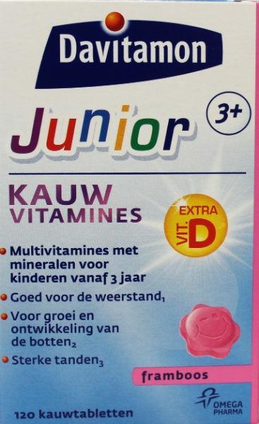 Davitamon Davitamon Junior 3+ Himbeere (120 Kautabletten)