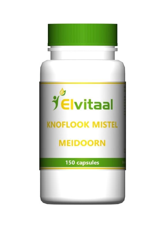 Elvitaal/elvitum Knoblauch Mistel Weißdorn (150 VCaps)
