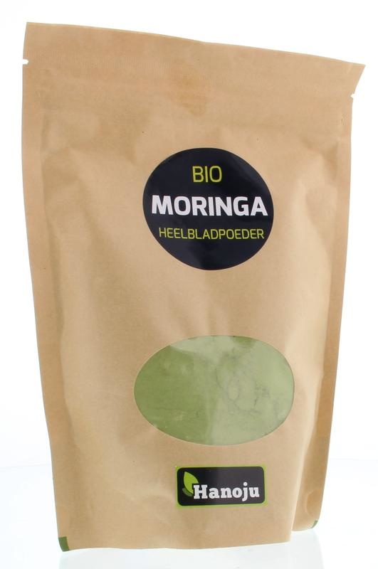 Hanoju Moringa oleifera Ganzblattpulver Beutel Bio (250 gr)