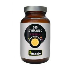 Hanoju Coenzym Q10 30 mg Vitamin C 500 mg (90 vegetarische Kapseln)
