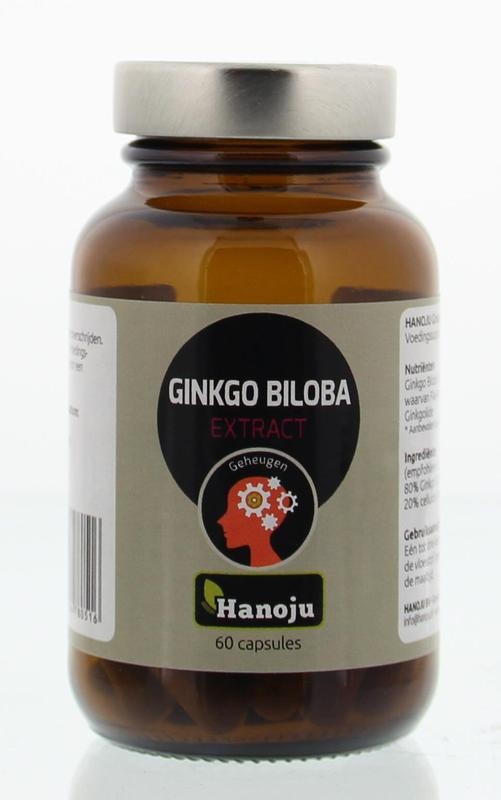 Hanoju Ginkgo-Biloba-Extrakt (60 Caps)