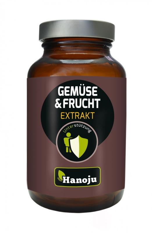 Hanoju Hanoju Frucht- und Gemüseextrakt 500 mg (90 vegetarische Kapseln)