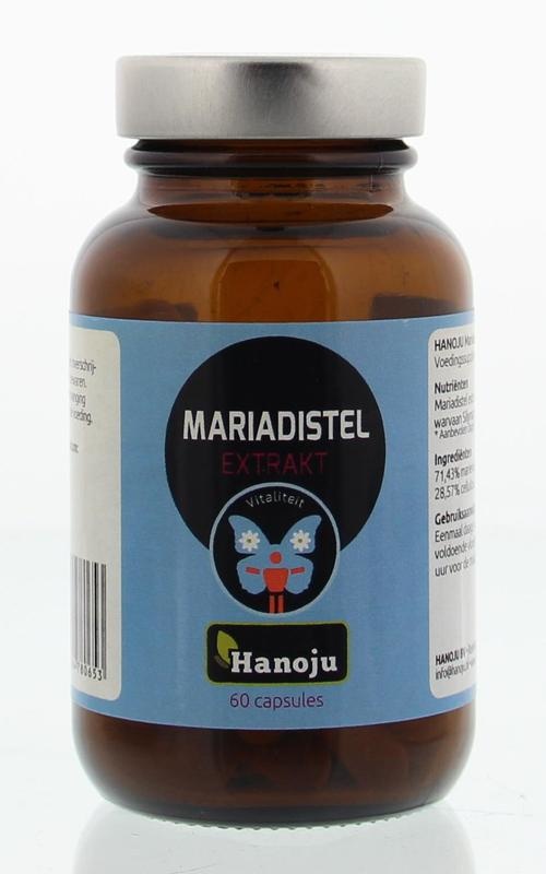 Hanoju Hanoju Mariendistelextrakt 230 mg (60 vegetarische Kapseln)