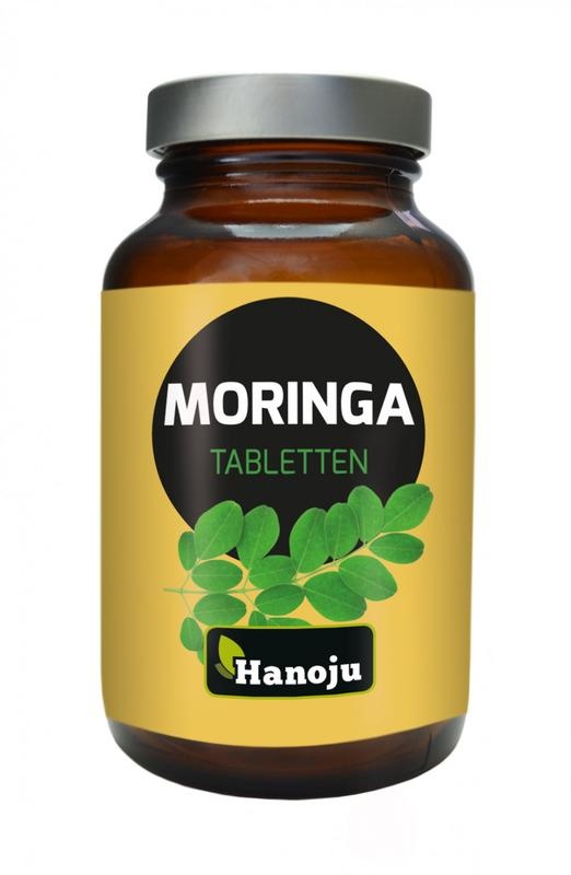 Hanoju Moringa oleifera ganzes Blatt 500 mg (600 Tab)