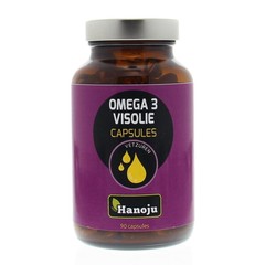 Hanoju Omega-3-Fischöl 1000 mg (90 vegetarische Kapseln)