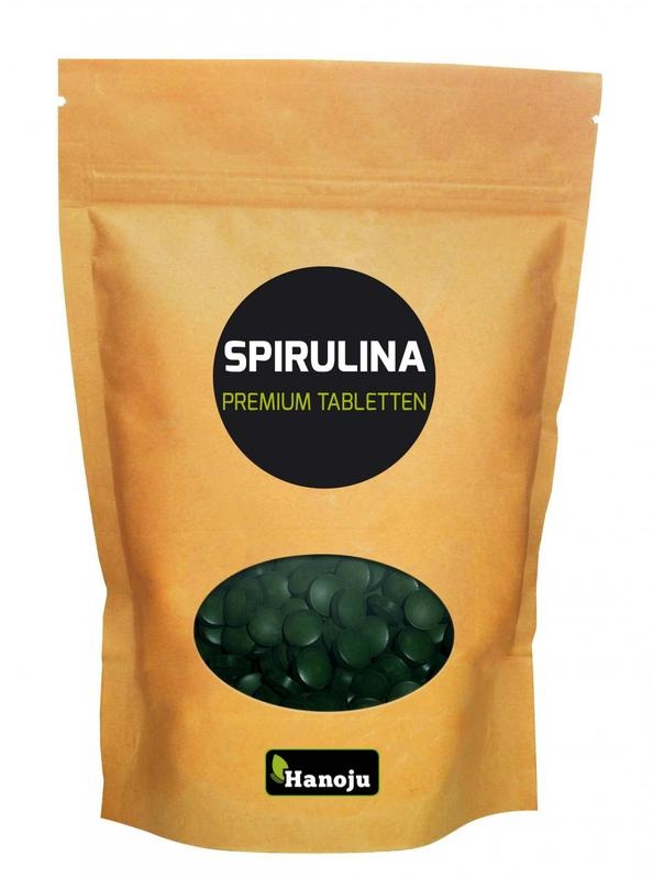 Hanoju Spirulina 400 mg Premium Beutel (2500 Stück)