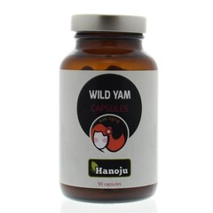 Hanoju Wilde Yamswurzeln 500 mg (90 vegetarische Kapseln)