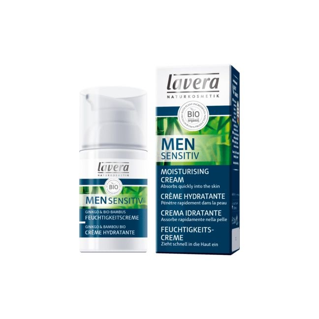Lavera Lavera Men Sensitiv Feuchtigkeitscreme Bio EN-FR-IT-DE (30 ml)